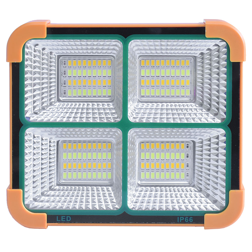 Прожектор переносной с солнечной панелью SOLAR POWERBANK  100W https://fan-asia.kz