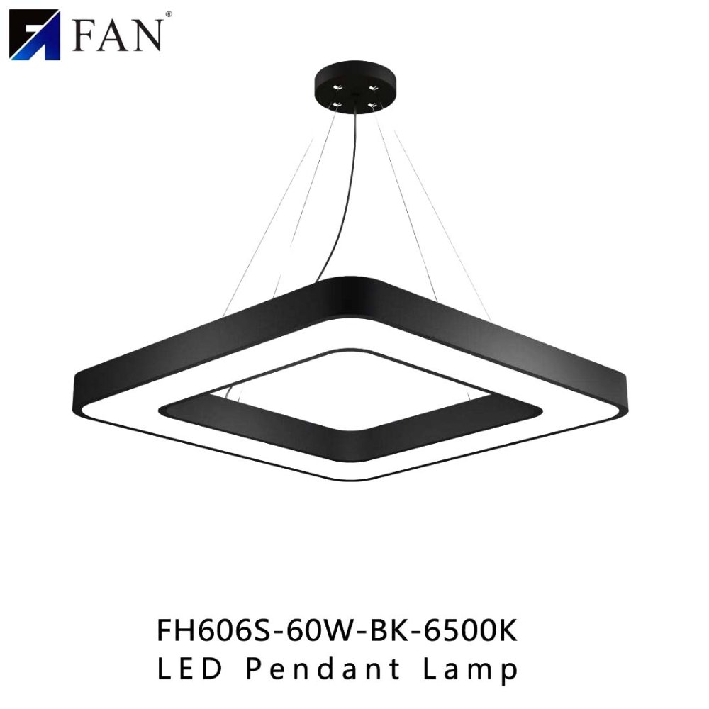Подвесной LED светильник FAN 4000К и 6500К для офиса