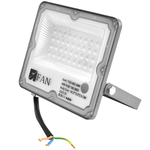 Прожектор led RGB 30 w https://fan-asia.kz