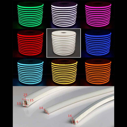 Гибкий неон 16х8 мм. 220v не дорого