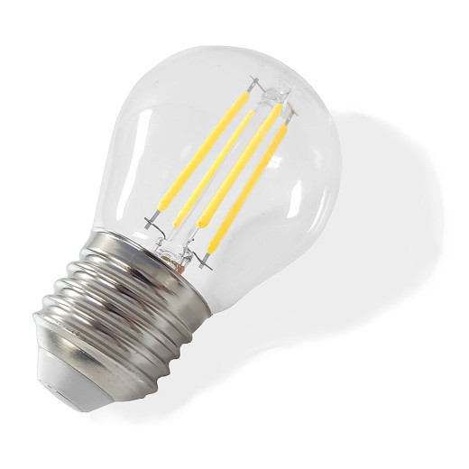 Светодиодная лампа E27 4W COB. Прозрачная не дорого