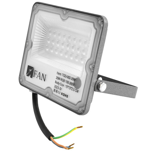 Прожектор led RGB 20 w https://fan-asia.kz