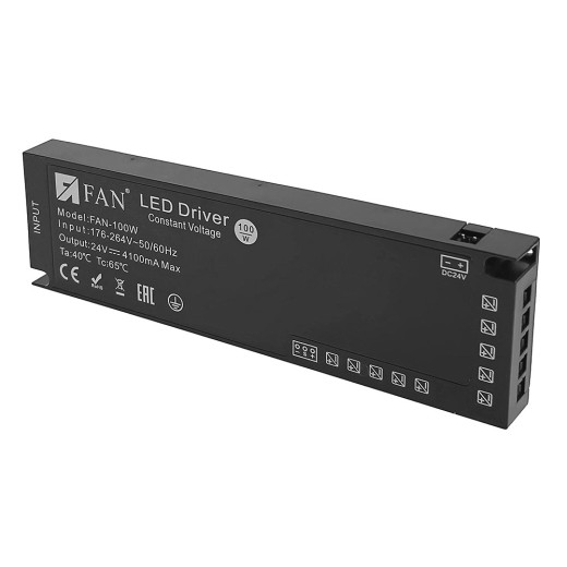 Блок питания для led магнитного трека  FAN100 Вт не дорого