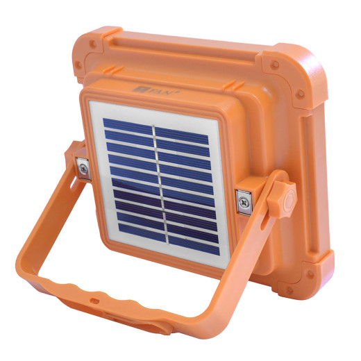 Прожектор переносной с солнечной панелью SOLAR POWERBANK  100W https://fan-asia.kz